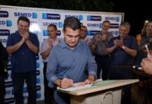 Marçal assina ordem de serviço para reforma da Escola Professora Avani Cargnelutti