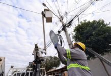 Iluminação de LED chega ao 4º Plano e modernização avança em Dourados