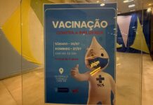 Prefeitura leva vacina contra a Influenza ao Shopping Avenida Center no fim de semana