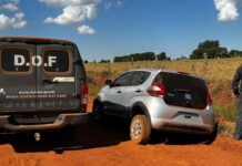 Veículo com adulteração de sinal identificador é apreendido em Iguatemi