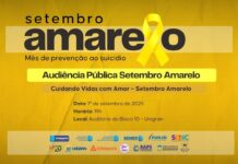 Prefeitura abre Setembro Amarelo com audiência pública sobre saúde mental