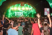 Titãs fazem plateia vibrar na segunda noite de atrações do Festival de Inverno de Bonito