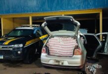 PRF apreende 10 mil maços de cigarros e prende dois homens