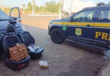 Mulher com drogas e medicamentos em veículo é presa pela PRF
