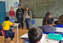 Ação de Lia Nogueira melhora ambiente escolar na aldeia