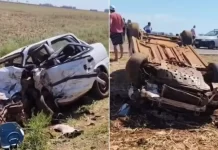 Colisão frontal termina com uma pessoa morta na MS-379 em Dourados