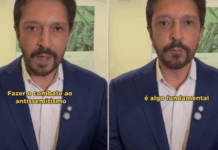 Nunes apoia campanha contra antissemitismo e critica governo Lula