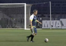 Tarcísio faz gol de pênalti em jogo com prefeitos no Pacaembu