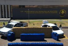Traficantes fogem do DOF e abandonam veículos roubados com mais de 3 toneladas de maconha