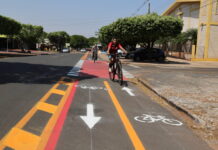 Prefeitura revitaliza ciclofaixas e reforça segurança no trânsito de Dourados