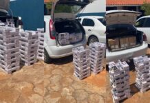 Polícia apreende comboio com mais de 1,5 mil pacotes de cigarros