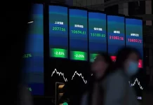 Bolsa de Xangai atinge maior nível em uma década impulsionada por tecnologia