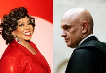 Moraes é ovacionado em show de Alcione sob gritos de “sem anistia”