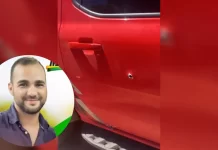 Brasileiro foi executado com 16 tiros em estacionamento de shopping na fronteira de MS