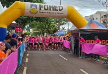 Corrida e Caminhada Rosa agitam Dourados em tarde de emoção, saúde e solidariedade