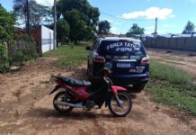 Polícia recupera motocicleta furtada e prende autor em flagrante