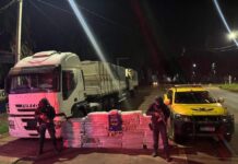 Traficante é preso pela PMR com quase uma tonelada de maconha em carreta