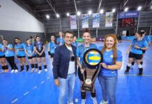Prefeitura premia os campeões do voleibol nos Jogos Abertos de Dourados