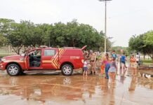 Bombeiros distribuem bolas e celebram Dia das Crianças com ações no Parque Rego D’Água