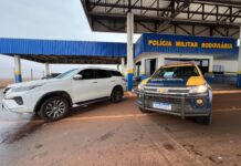 Caminhonete com registro de furto é recuperada na fronteira
