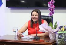 Ana Paula homenageia diretores escolares em Sessão Solene da Câmara de Dourados