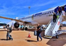 Aeroporto de Dourados recebe Airbus A320 com capacidade para 174 passageiros