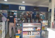 Assaltantes invadem farmácia na fronteira com MS e levam cofre com dinheiro