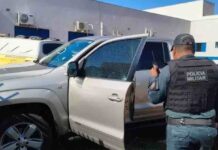 Homem é morto a tiros dentro de caminhonete em Dourados após ser abordado por dupla