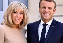 Esposa de Macron vira alvo de ação judicial após ofensas a feministas em Paris: “vadias estúpidas”