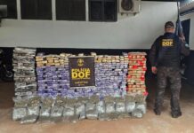 Traficante foge do DOF e abandona veículo com R$ 1,5 milhão em drogas