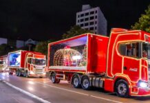 Natal Encantado Dourados recebe hoje a Caravana da Coca-Cola