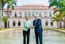 Ursula von der Leyen exalta “liderança” de Lula antes de assinar acordo UE-Mercosul