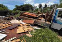 Veículo da Federação das Apaes é flagrado em descarte irregular e multa é aplicada em R$ 11 mil