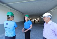 Reforma da Escola Avani avança e prefeito destaca qualidade dos serviços