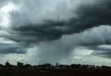 MS deve registrar tempestade com ventos de 60 km/h e queda de granizo