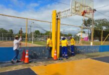 Prefeitura retoma revitalização das quadras poliesportivas do Parque Antenor Martins