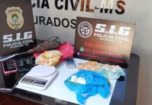 Casal é preso em flagrante no bairro Estrela Tovi durante investigação de furto a farmácia