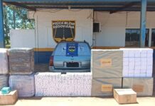 Excesso de peso em veículo revela contrabando em rodovia de MS