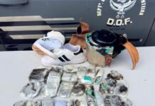 Mulher é presa com haxixe marroquino escondido em garrafa térmica e junto ao corpo