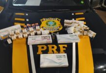 Casal é preso na BR-262 com carga ilegal de emagrecedores e anabolizantes