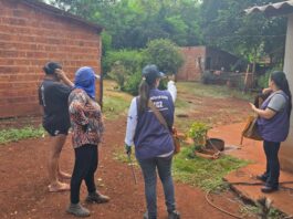 Mutirão contra epidemia de chikungunya nas aldeias vistoria 1.513 moradias em 2 dias