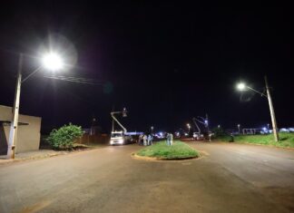 Prefeitura inicia processo de modernização da iluminação pública de Dourados