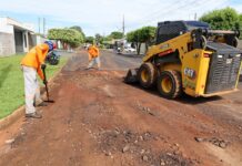 Prefeitura avança com operação tapa-buracos no Jardim Maracanã e mais 4 bairros