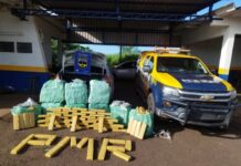 Traficante com mais de R$ 1,3 milhão de drogas em veículo é preso pela PMR