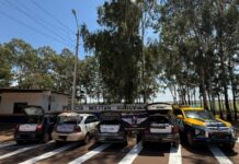 Perseguição na região de fronteira termina com “comboio do cigarro” apreendido