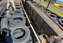 Dupla é presa com mais de R$ 1 milhão em pneus contrabandeados