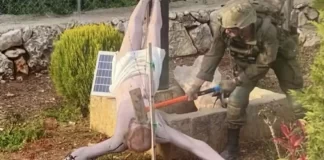 ONU substitui imagem de Jesus Cristo destruída por soldado israelense no Líbano