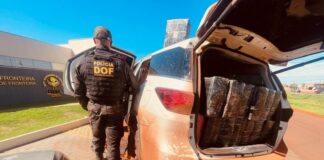 Traficante foge do DOF e abandona veículo roubado com quase R$ 4 milhões em drogas