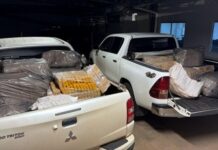 PF apreende cerca de uma tonelada de maconha em imóvel abandonado Ponta Porã