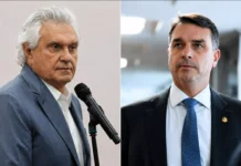 Caiado sobe o tom contra Flávio Bolsonaro e diz que ‘pessoa contaminada’ não pode concorrer ao Planalto